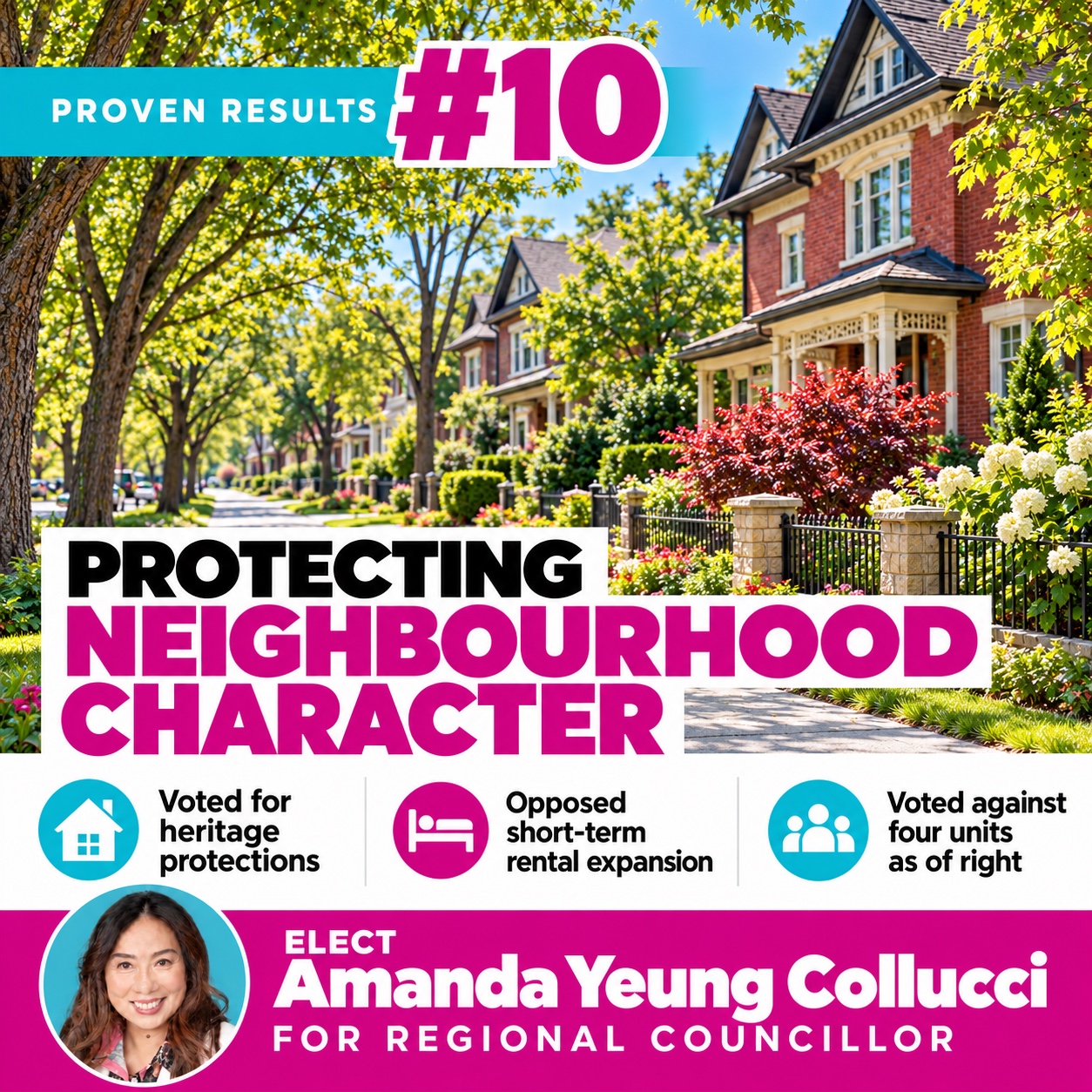 Campaign graphic: Protecting neighbourhood character