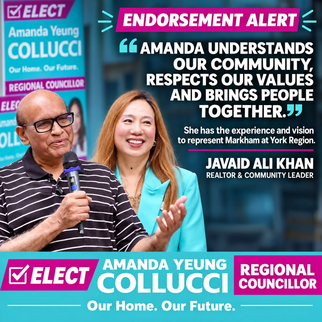 Endorsement artwork: Javaid Ali Khan