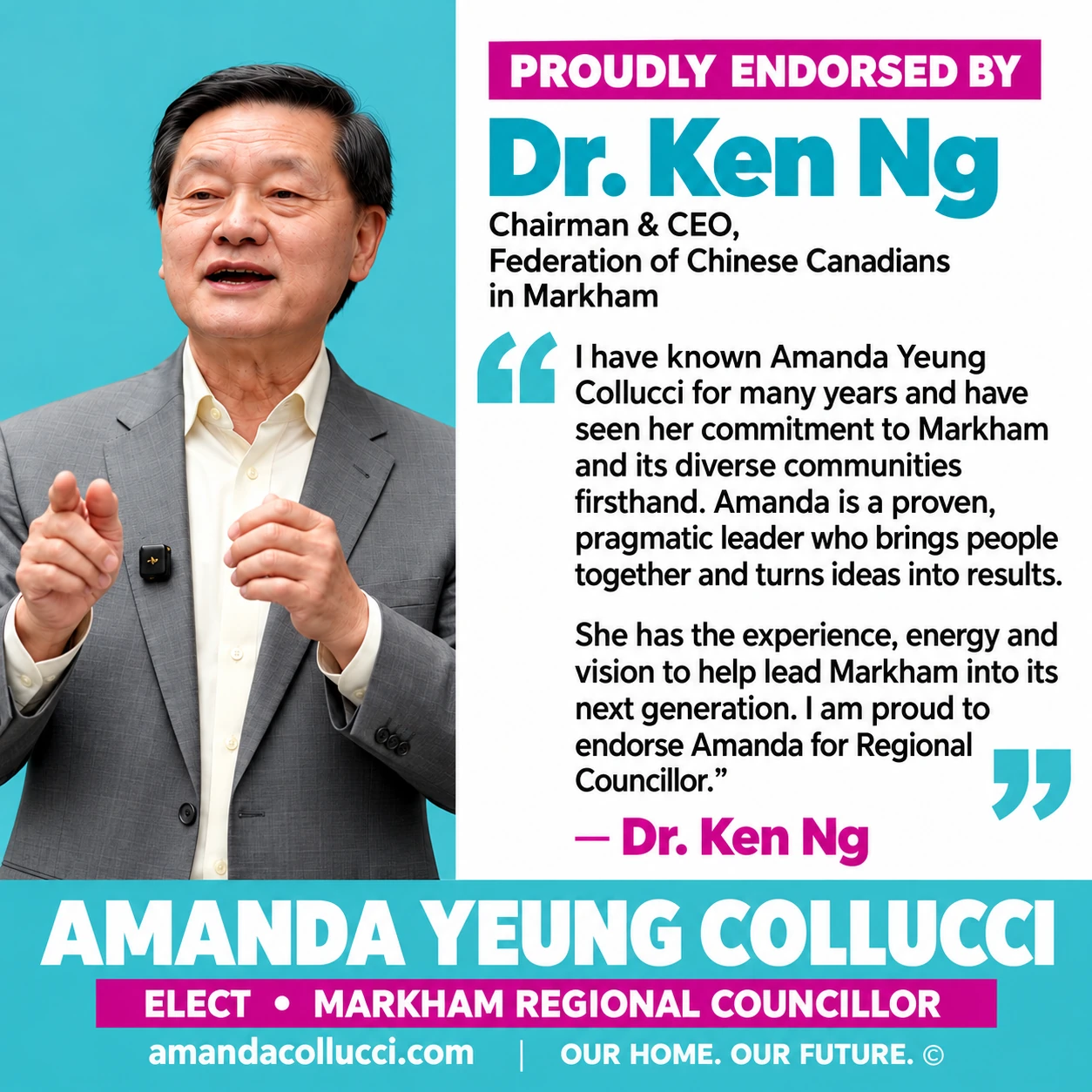 Endorsement artwork: Dr. Ken Ng