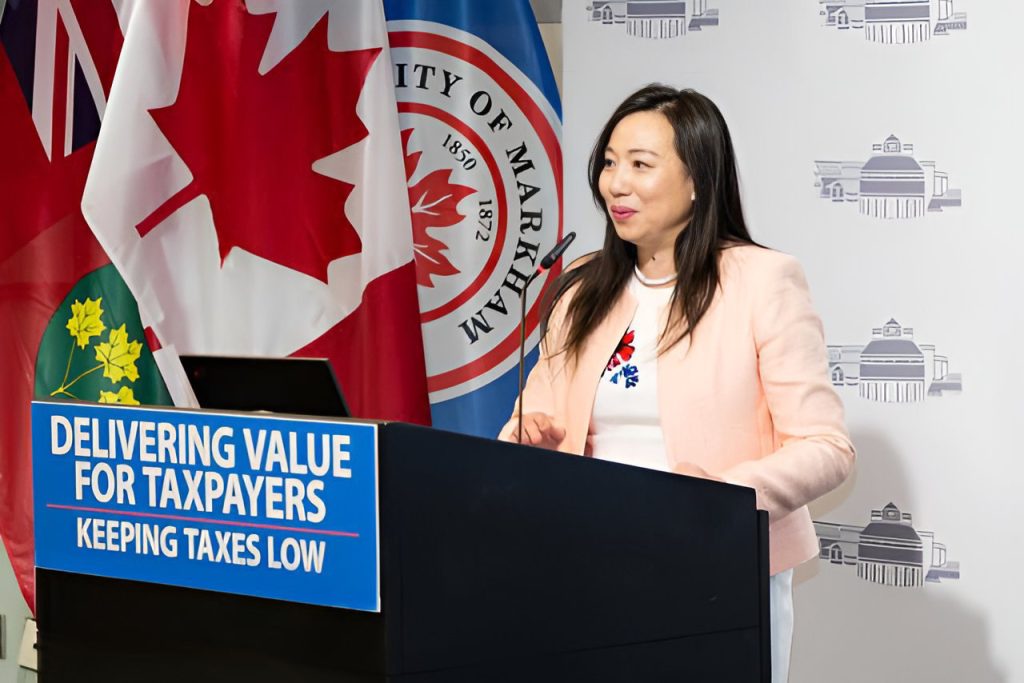 Amanda speaking about delivering value for taxpayers